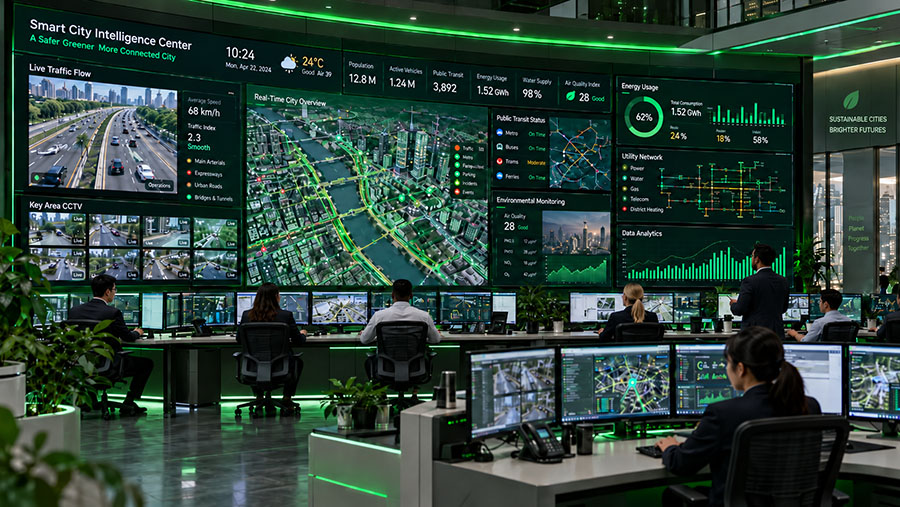 Smart city intelligence control station